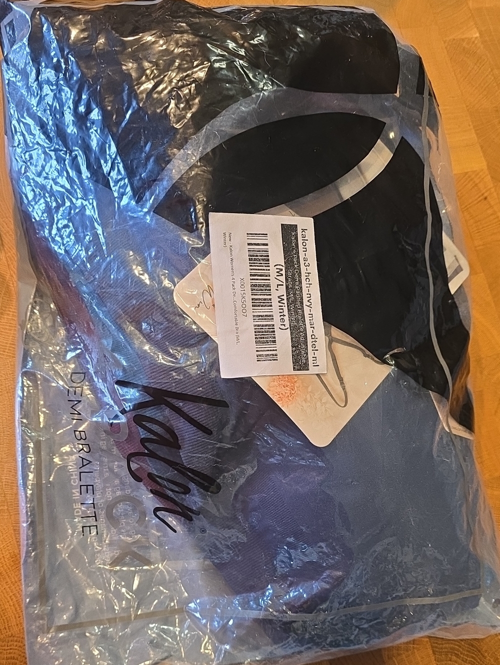 (M/L) Kalon Demi Bralette 4 Pack